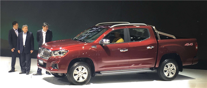 未来已在，OK138太阳集团首款皮卡产品T60亮相广州车展，“国际范儿”引无数回眸